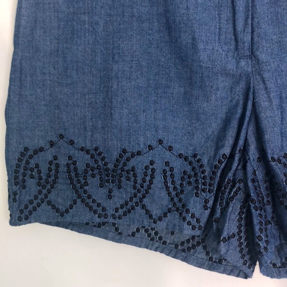 Elíane Rose Modern Fit Navy Blue Shorts Size 6 - Picture 3 of 9